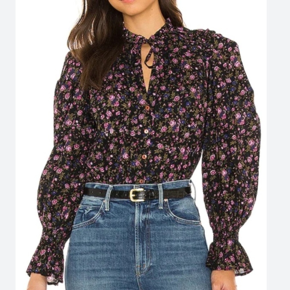 Free People Meant To Be Smocked Blouse